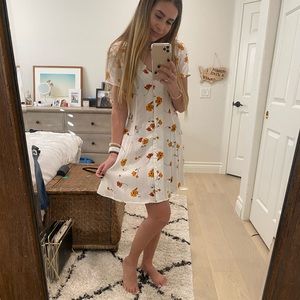 ✅SOLD✅White floral dress